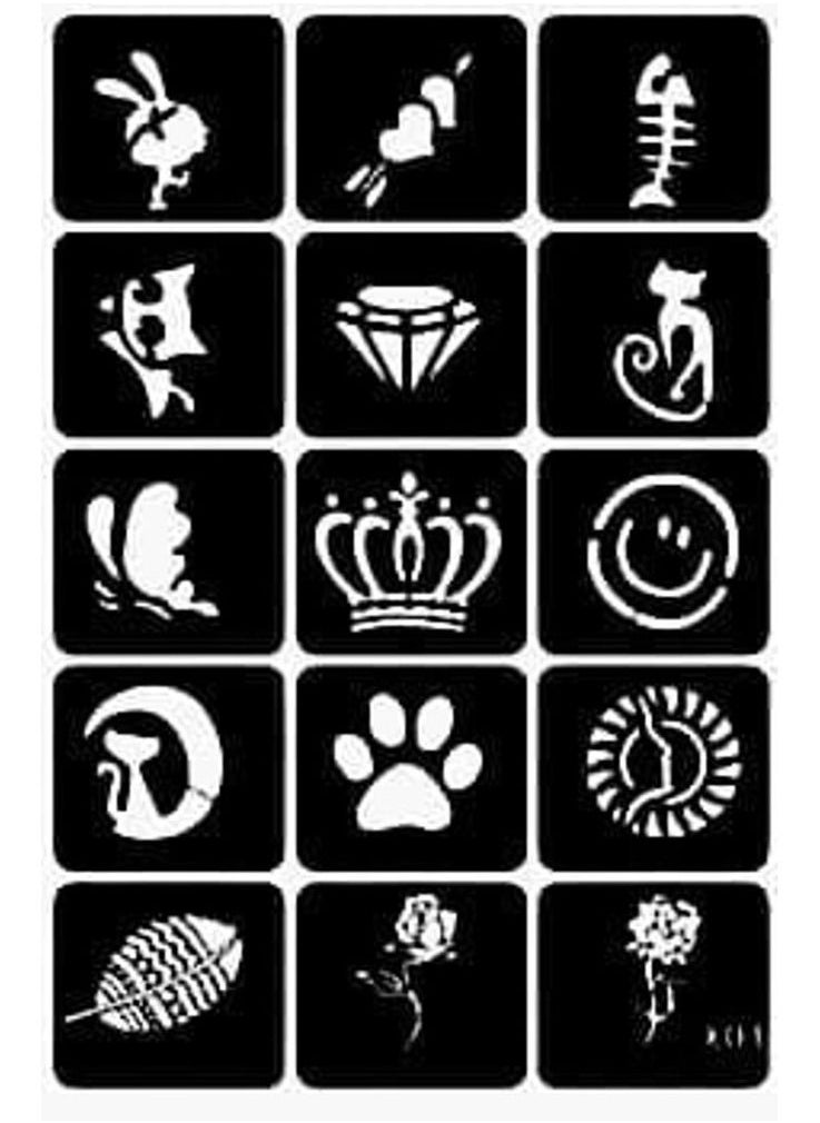Generic - Black ink tattoos and 50 blank drawings - Image 1