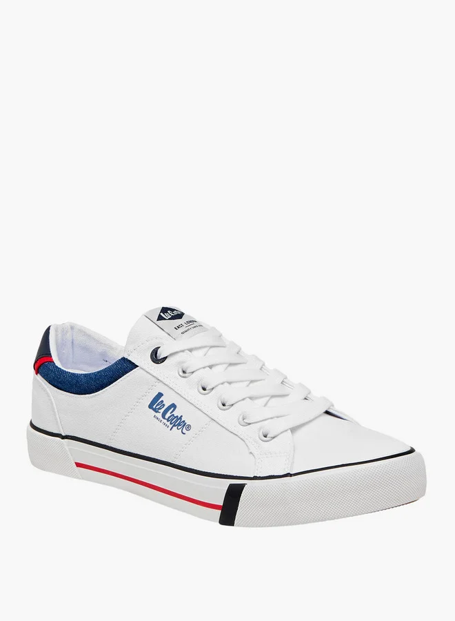 Lee Cooper Men's Logo Detail Lace-Up Sneakers