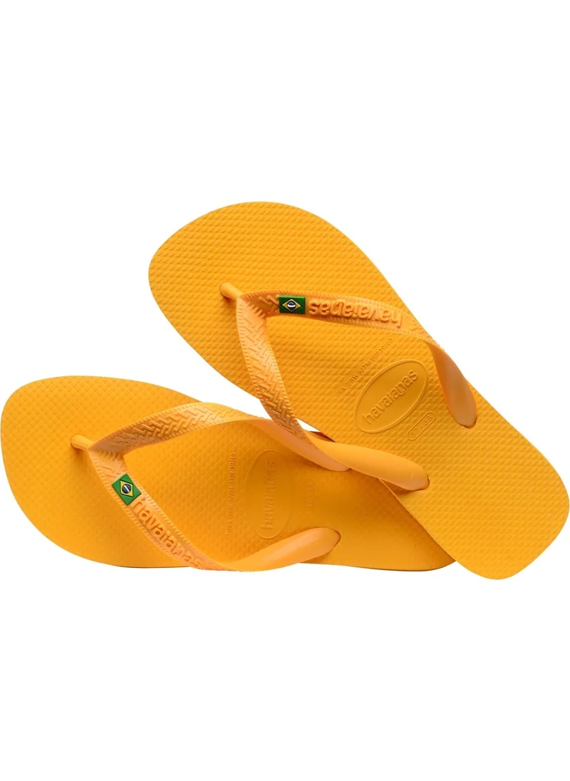 هافاياناس Hava. Brazil Men's Yellow Slippers - 4000032