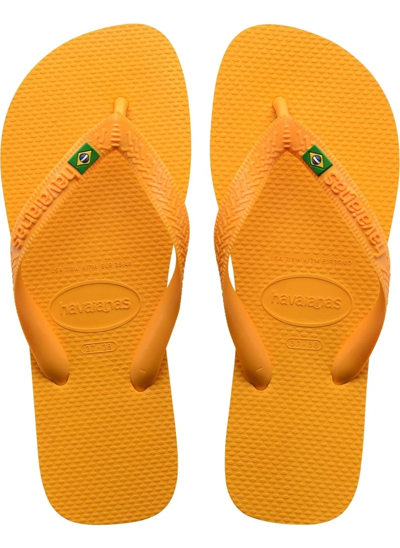 هافاياناس Hava. Brazil Men's Yellow Slippers - 4000032
