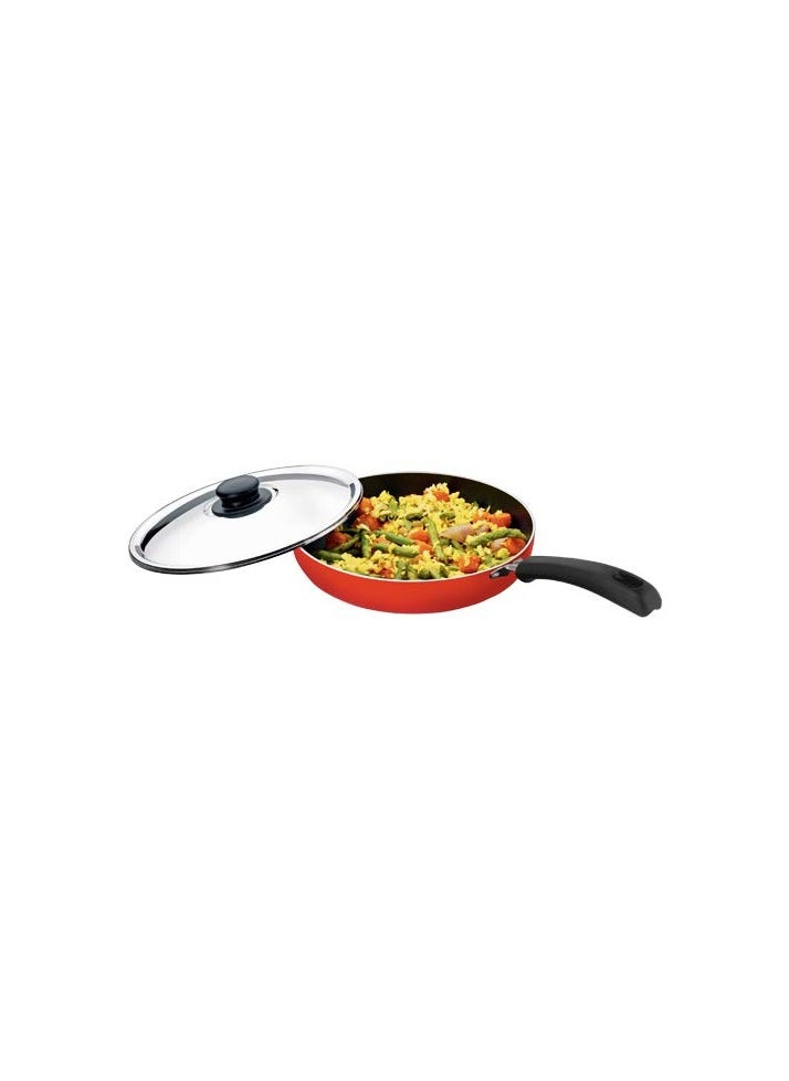 بريمير Premier Non Stick Fry Pan (Deep) Classic w/lid 24cm Code-01938  - Image 1