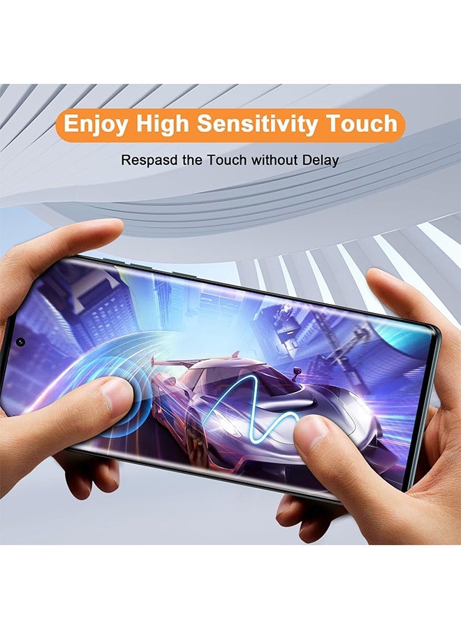 2 Pcs Screen Protector for Motorola Edge 50 Fusion 5G Tempered Glass, Full Coverage HD 9H Hardness Anti-Scratch Anti-Fingerprint Bubble-Free Tempered Film