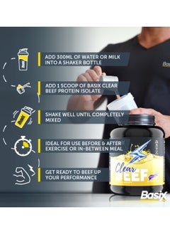 Basix Beef Protein Isolate Energy Fusion Flavour 4.4lb  - Image 3