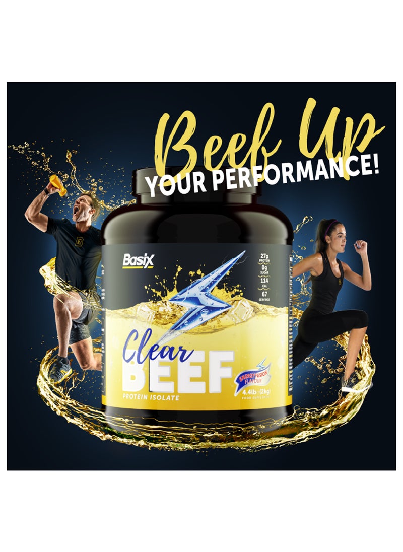 Basix - Beef Protein Isolate Energy Fusion Flavour 4.4lb - Image 1