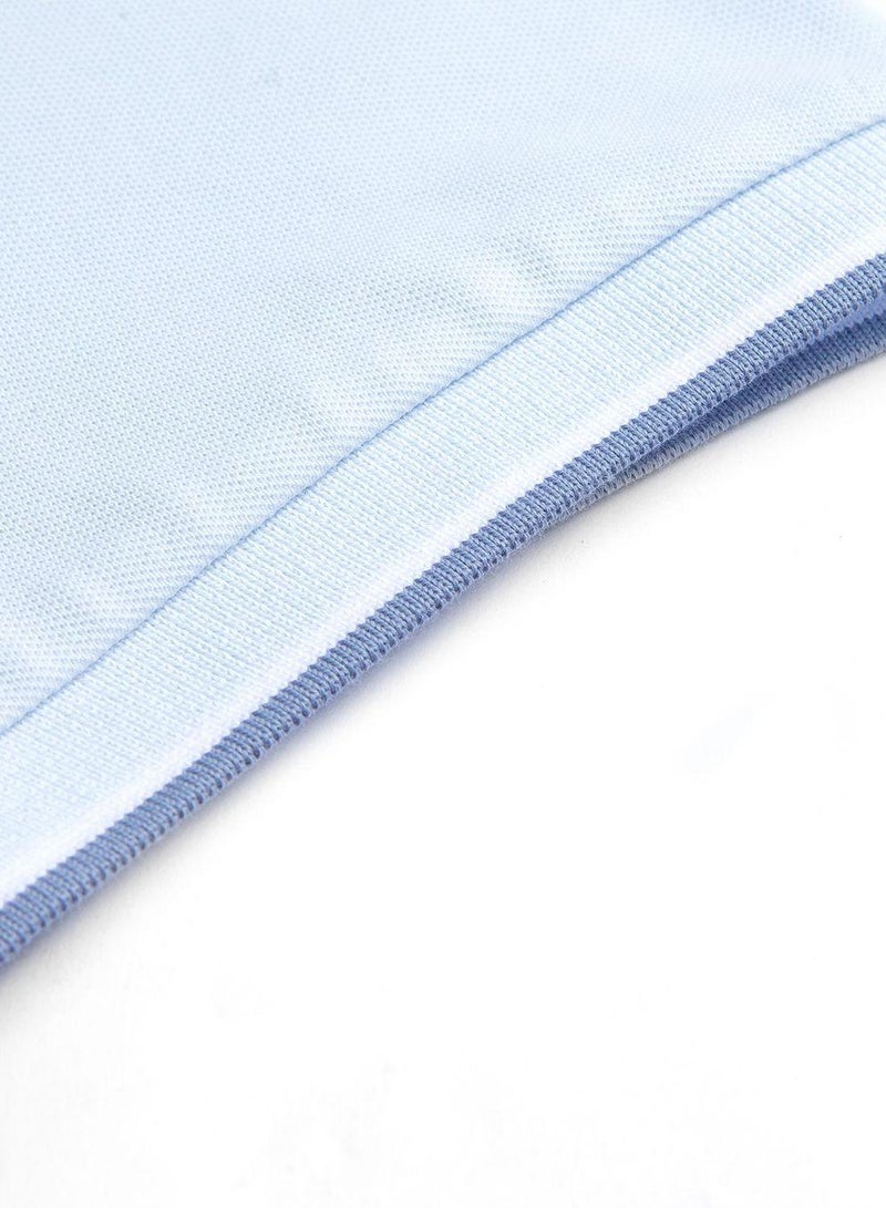 GIORDANO Men’s Slim Pique Polo with Contrast Collar & Signature Embroidery - Image 4