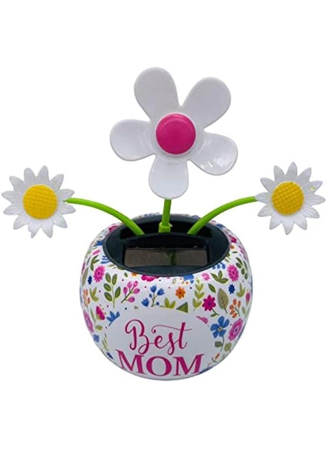 Solar Dancer Figure,Solar Powered Dancing Car Dashboard Decor,Solar Dancing Flower Solar Dancing Solar Toys Solar Powered Toys Car Swinging Dancing Toy Car Windowsill Home Desk Decor  - Image 1
