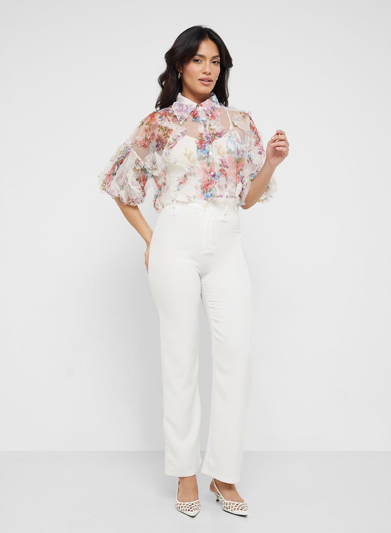 ELLA Floral Print Top  - Image 4