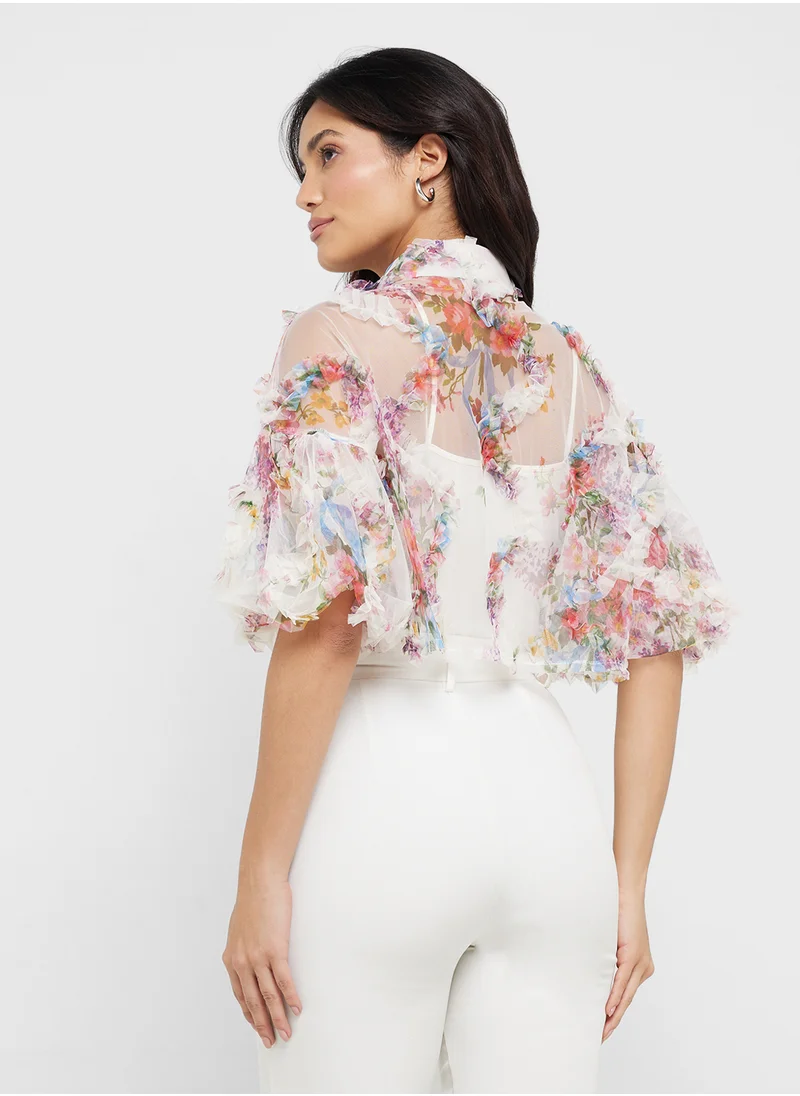ELLA Floral Print Top