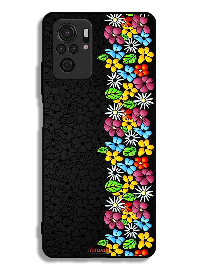Tolwak Xiaomi Poco M5s Protective Case Cover Flowers Line - Image 2
