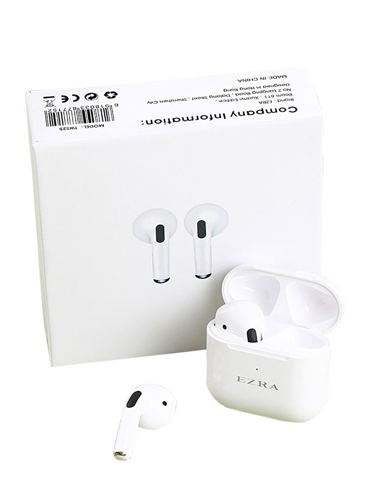 EZRA EZRA Wireless Earphones,Bluetooth Earbuds,Immersive Music Space，Sweat Resistant， 4 Hours Talk or Play music time,Bluetooth Headphones,Lightning Charging Case  - Image 1