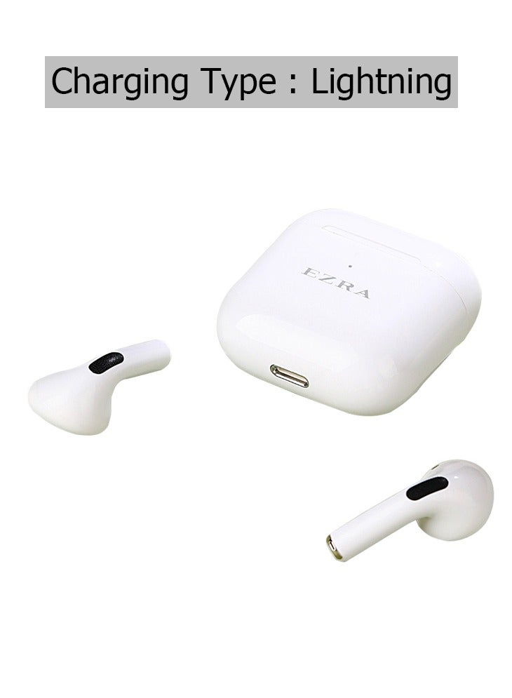 EZRA EZRA Wireless Earphones,Bluetooth Earbuds,Immersive Music Space，Sweat Resistant， 4 Hours Talk or Play music time,Bluetooth Headphones,Lightning Charging Case  - Image 3