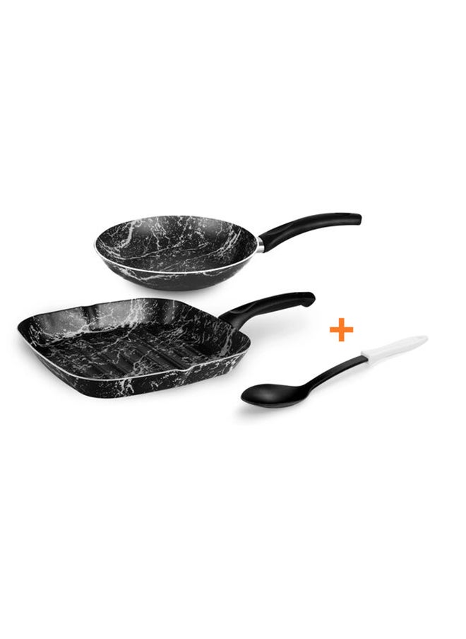 Grandi Grandi Grill 28 + Frying Pan 22 + Gift  - Image 1