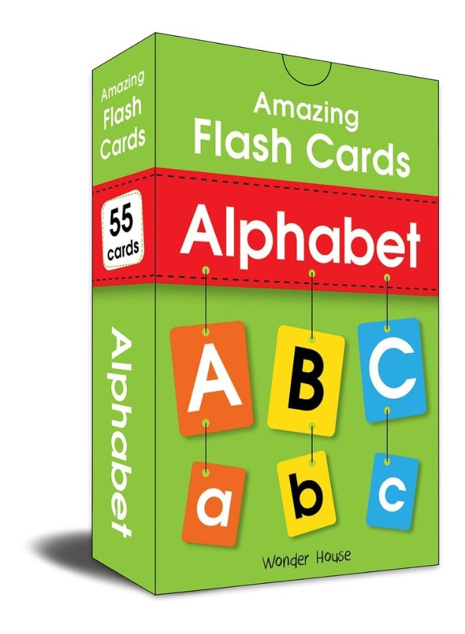 بطاقات فلاش مذهلة للأبجدية: تطوير مبكر لطفل الروضة (55 بطاقة) - Image 1