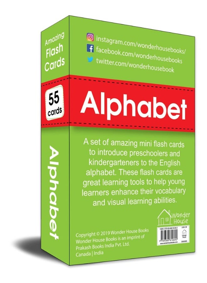 بطاقات فلاش مذهلة للأبجدية: تطوير مبكر لطفل الروضة (55 بطاقة) - Image 2