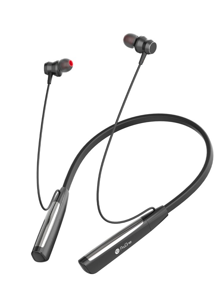 ProOne ProOne PHB3307 Bluetooth Neckband Headphones offering Wireless Connectivity and 35-Hour Music Playtime with Spare Battery for Active Lifestyles  - Image 1