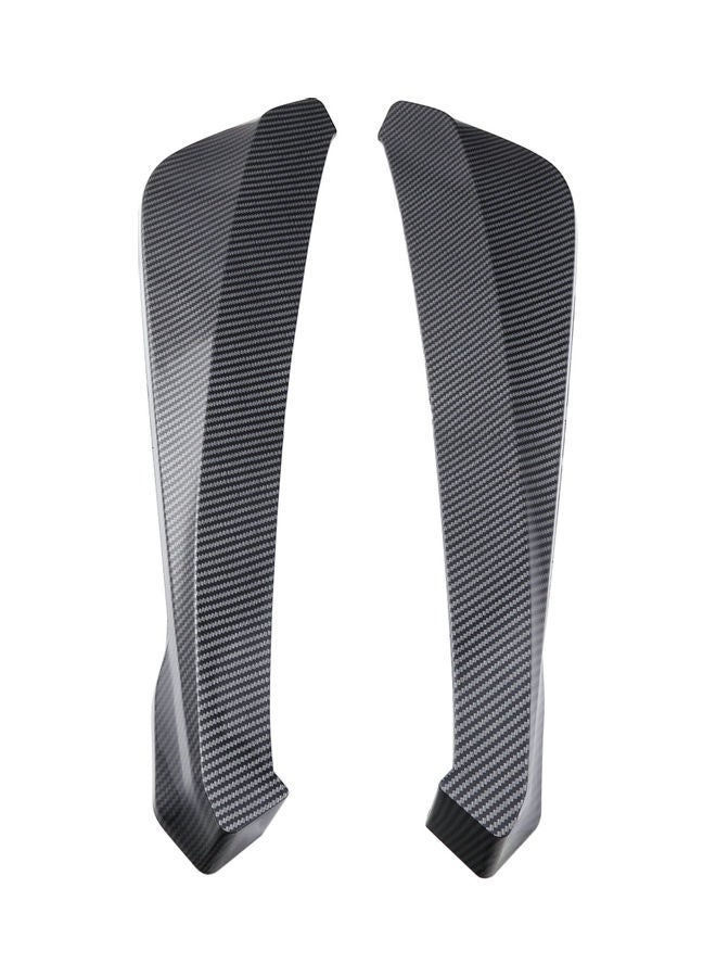 NIBEMINENT Pair Of Rear Bumper Lip Splitter Fender Fins 