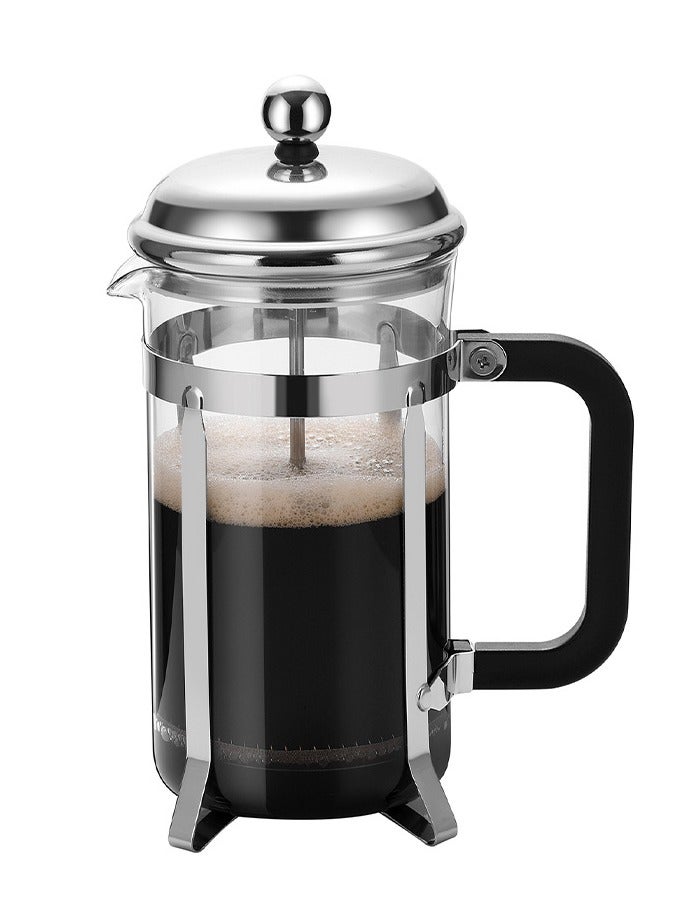 عام مضرب حليب يدوي منزلي، جهاز لإعداد الرغوة، يُستخدم أيضًا كإبريق شاي وصانع قهوة بالتقطير اليدوي وفرنch بست فرنسي. - Image 3