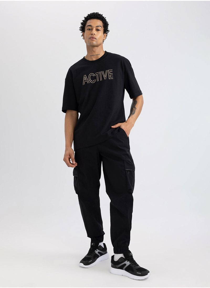 DeFacto Defactofit Oversized Fit Cargo Pocket Woven Pants  - Image 4