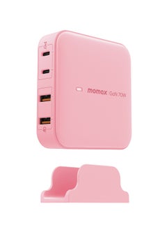 Momax Momax Oneplug Desktop Charger With GaN 4-Port 70W - Pink  - Image 2