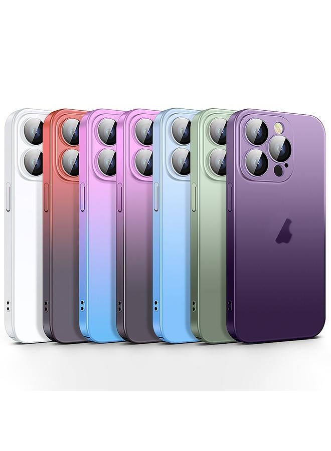 اس-توب جراب لهاتف iPhone 14 Plus، جراب هاتف متدرج اللون بملمس الجلد - Image 2