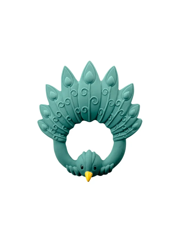 Natruba Natruba Teether Peacock - Green