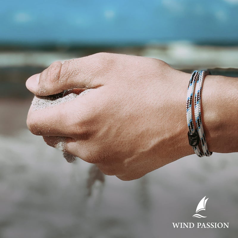 Wind Passion - Paracord Mens Bracelet - Bracelet for Women - Rope Bracelet String With Magnetic Clasp - Wrist Surfer Bracelet - Handmade Surfer Magnetic Bracelets - Sturdy & Waterproof - Image 5