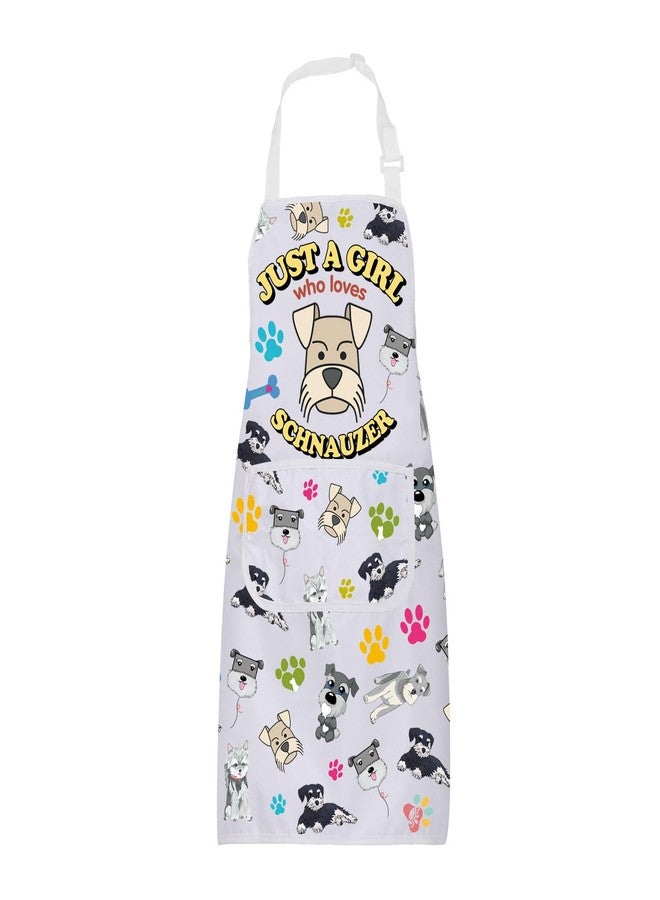 BNQL Schnauzer Apron Schnauzer Gifts for Dog Lovers Schnauzer Owner Gifts Schnauzer Puppy Dog Gift Schnauzer Cooking Kitchen Apron - Image 1
