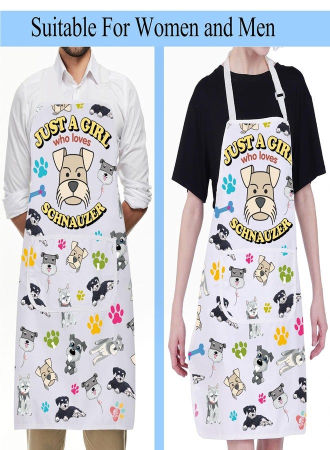 BNQL Schnauzer Apron Schnauzer Gifts for Dog Lovers Schnauzer Owner Gifts Schnauzer Puppy Dog Gift Schnauzer Cooking Kitchen Apron - Image 5
