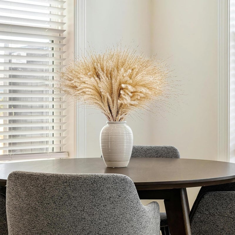 CKBT 450 PCS Exquisite Natural Pampas Grass Decor - Versatile Reed Grasses for Home & Event Decoration, Pompous Fluffy Tall Dried Reed Grass - Perfect for Vases, Wreaths & Table Centerpieces - Image 4