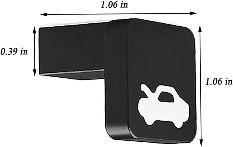 DSkoiph Hood Release Latch Handle Repair Kit Fit for Honda Civic 1996-2011, CR-V 1997-2006, Element 2003-2011 (Black) - Image 3