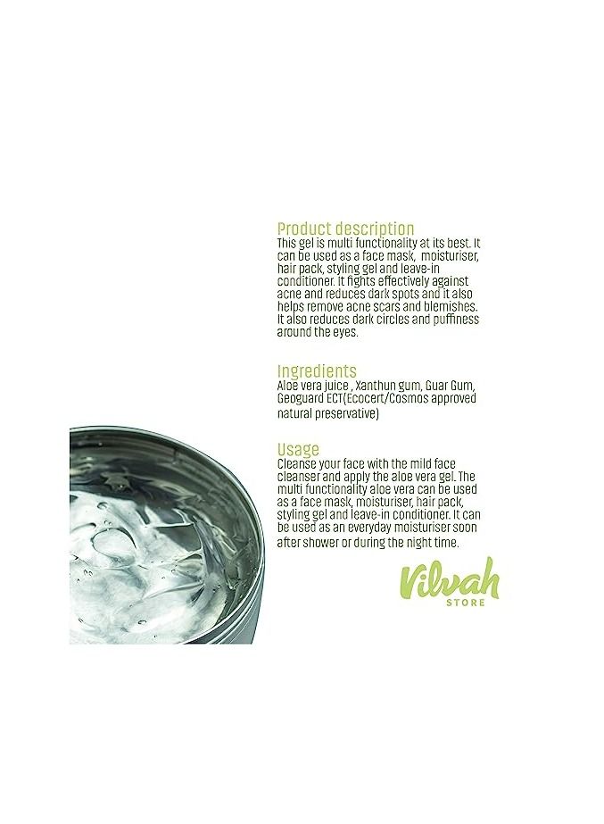 Vilvah Store Aloe Vera Gel 100G - Image 4