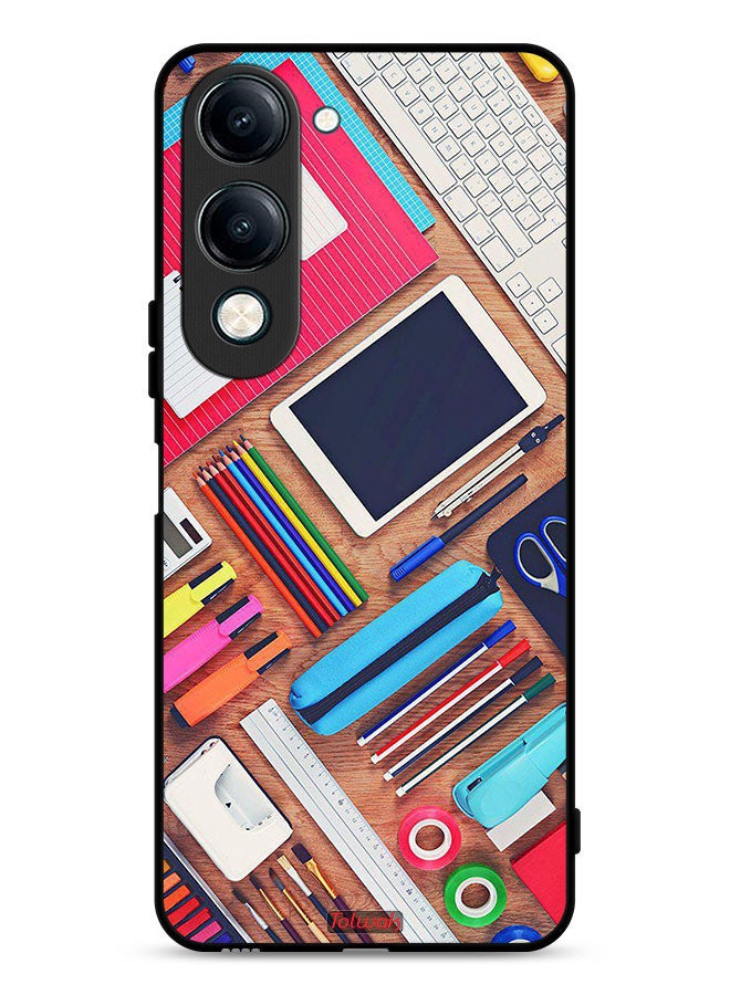 Tolwak vivo Y04 Protective Case Cover Girl Hobby Desk - Image 1