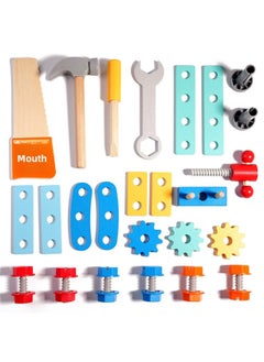 Generic CPC Wooden Montessori Busy House Nut Toolbox Children's Play House Multifunctional Unlock Early Education Educational Toys-Color:Hx-messori Hand Carry Busy House-b  - Image 5