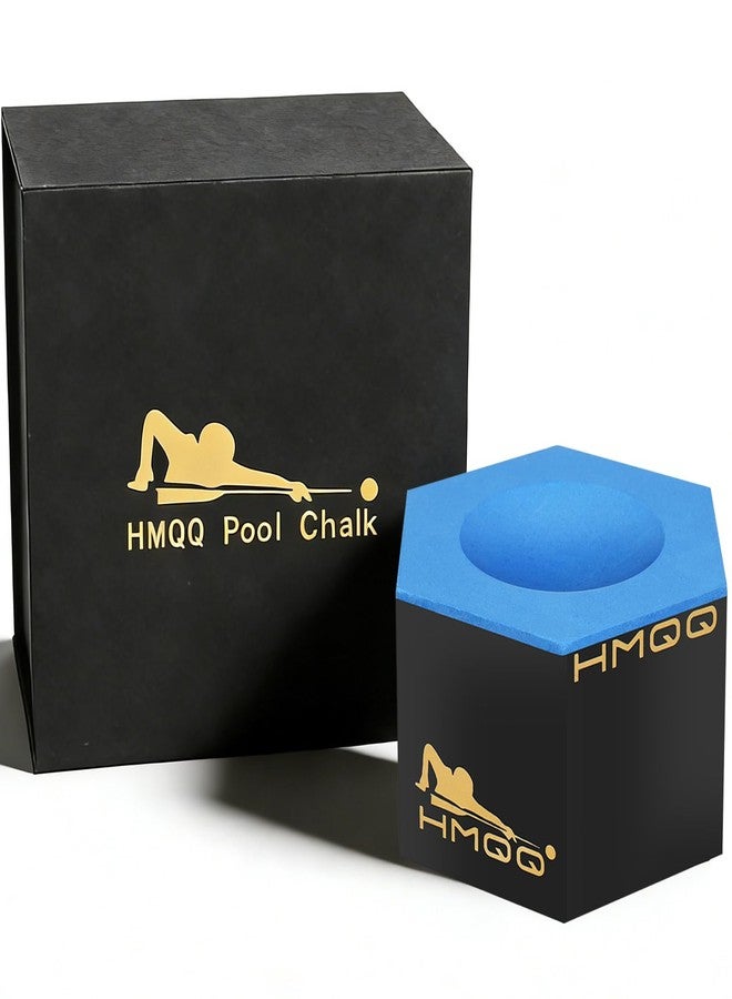 HMQQ Extra Large Pool Chalk–Oversized Billiard Chalk, Giant Cue Chalk for Display, Decorative Pool Table Accessory for Home& Pool Hall (Blue) - Image 1
