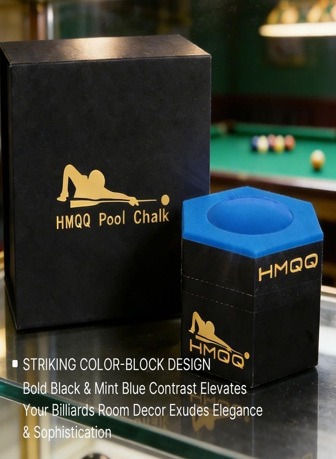 HMQQ Extra Large Pool Chalk–Oversized Billiard Chalk, Giant Cue Chalk for Display, Decorative Pool Table Accessory for Home& Pool Hall (Blue) - Image 5