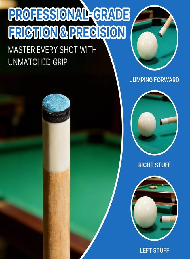 HMQQ Extra Large Pool Chalk–Oversized Billiard Chalk, Giant Cue Chalk for Display, Decorative Pool Table Accessory for Home& Pool Hall (Blue) - Image 4