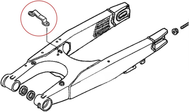 Wivplex Motorcycle Brake Hose Clamp - Image 5