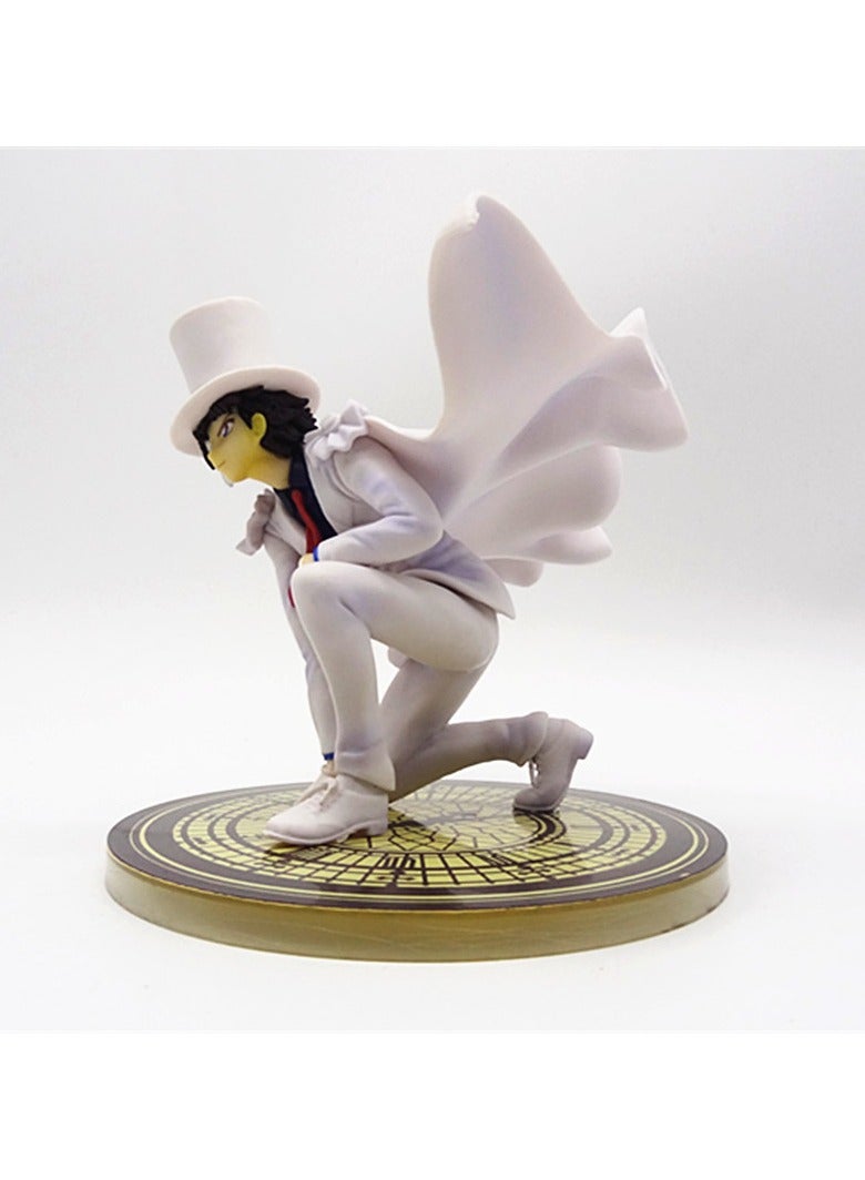 عام تمثال دمية كونان الكيد، سارق الوحوش، بلباس فستان أبيض في وضعية الركوع معبأ في صندوق زينة - Image 3