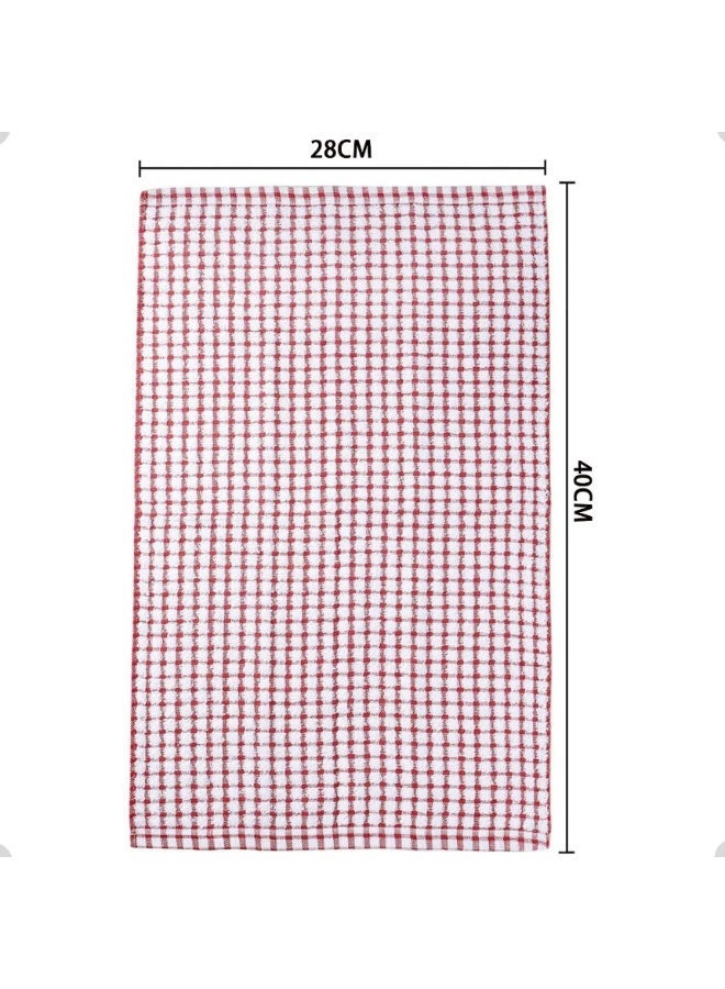 يلا بيك مناشف اطباق للمطبخ مقاس 28 سم × 40 مطبخ قطنية كبيرة 6 قطع لتجفيف الاطباق والملابس ومناشف وتجفيف - Image 2