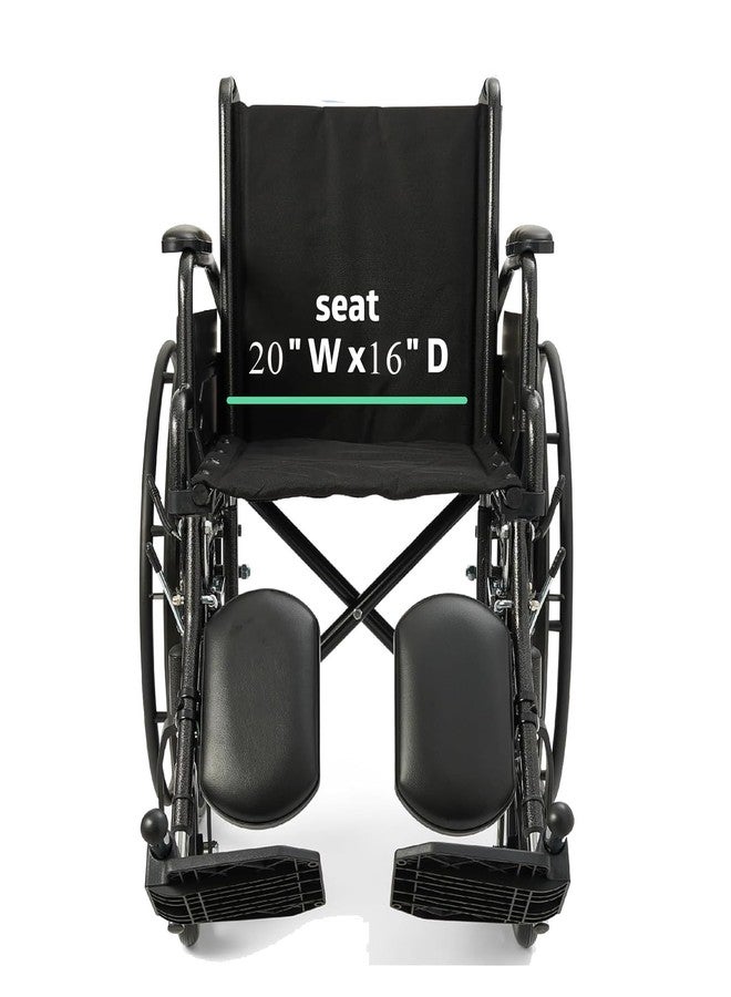 Migeek 20-Inch Wheelchair Replacement Seat, Replacement Parts with Hardware, Nylon Seat, Black (20 X 16) - Image 5