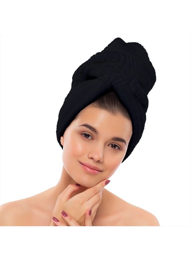 Eurow Microfiber Salon Towels, 16 by 29 Inches, Black, Pack of 10 - Image 2