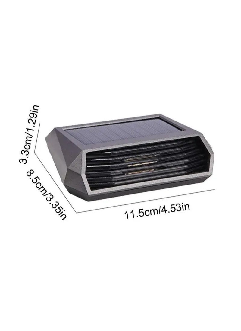 AROAQ - Solar Car Air Purifier with USB Oxygen Cleaner, Negative Ion HEPA Filter, and PM2.5 Remover Car Interior Accessory - Image 1
