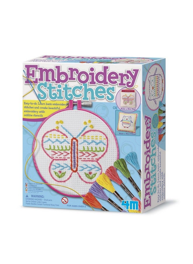 4m - Embroidery Stitches Kit 14 X 14Centimeters Multicolor - Image 1