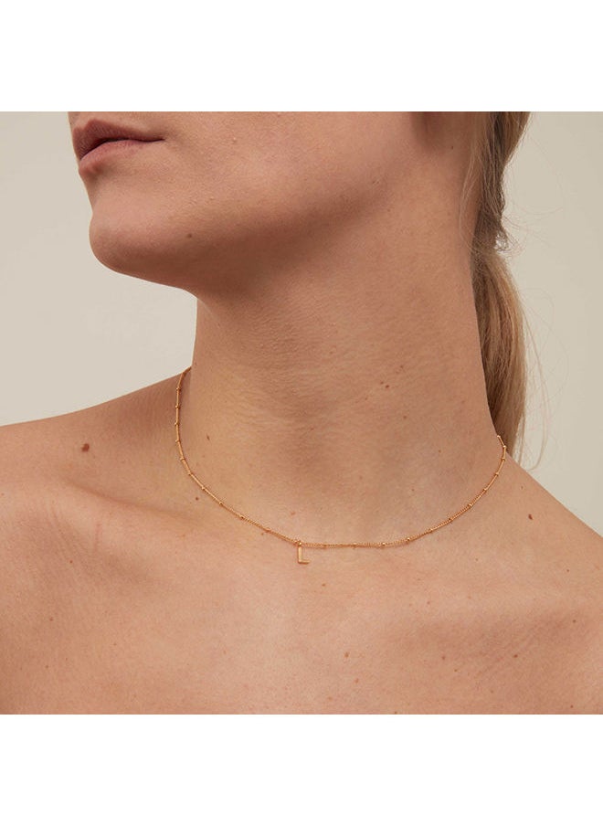 ORELIA LONDON - Initial C Satellite Chain Necklace - Image 1
