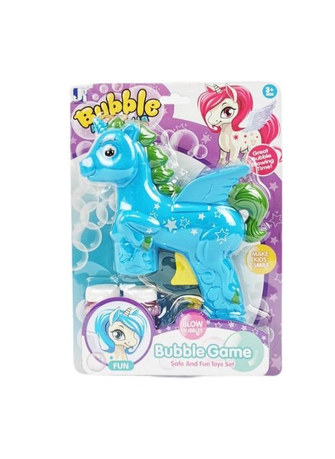 Next Store Unicorn Soap Bubble Gun for Kids with 2 Bubble Liquid Bottles 