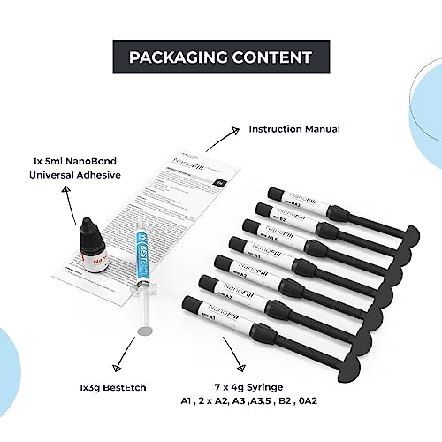 Waldent NanoFill Zirconium Composite Kit – High Strength Nano Hybrid Dental Composite, Superior Aesthetics with Zirconium Reinforcement, Excellent Polishability - Image 5