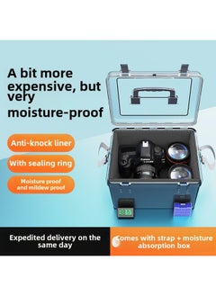 Generic Camera Moisture-proof Box SLR Lens Drying Box Photographic Equipment Electronic Components Hygrometer Tea Mildew-proof Seal-Color:Large  Comes With Moisture-absorbent Box + Moisture-proof Mat + Strap-0l  - Image 2