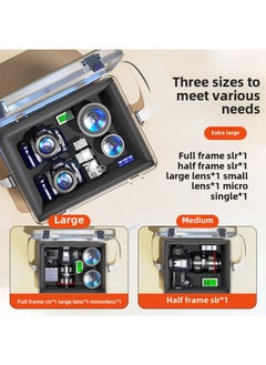 Generic Camera Moisture-proof Box SLR Lens Drying Box Photographic Equipment Electronic Components Hygrometer Tea Mildew-proof Seal-Color:Large  Comes With Moisture-absorbent Box + Moisture-proof Mat + Strap-0l  - Image 3