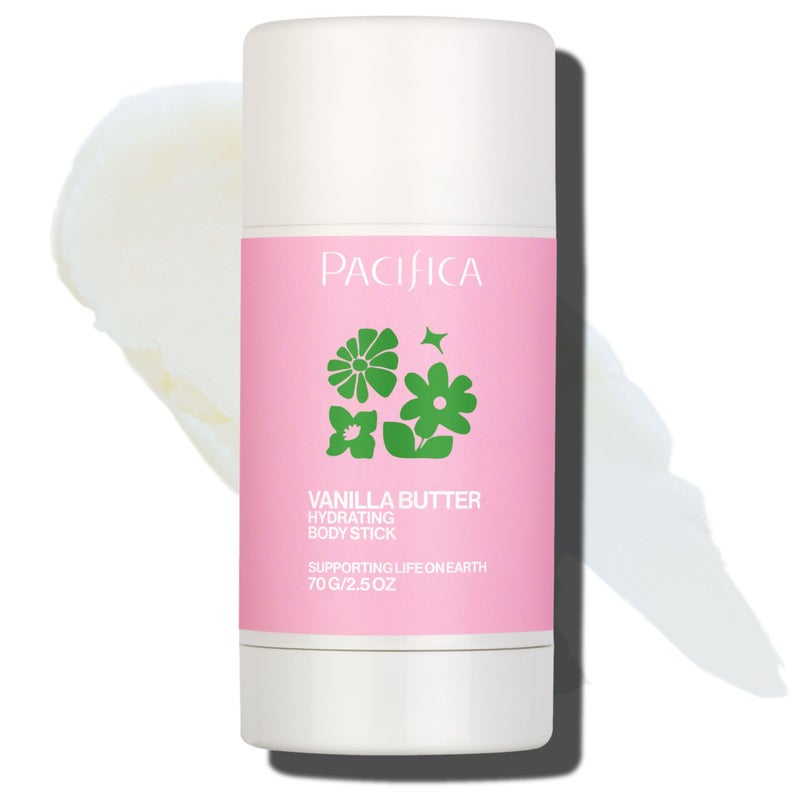 Pacifica Vanilla Butter Moisturizing Balm Stick â€“ Solid Body Lotion for Instant Dry Skin Relief Moisture Balm, Shea Butter & Vanilla Formula Vegan & Cruelty-Free Clean Skincare 2.5 oz - Image 1