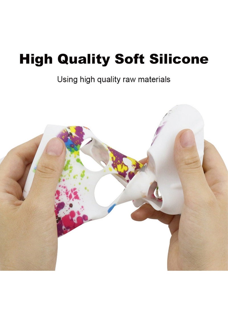 Soft Silicone Protective Case Cover for Xbox Series S/X Controller, Non-Slip No Interference Skin Protector Case Full Protection Cover for Xbox Series S/X Wireless Controller with 2 Thumb Grip Caps - Image 4